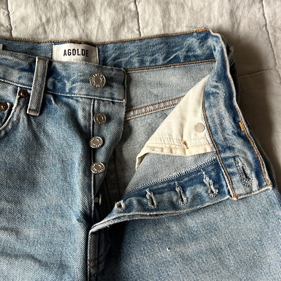 Agolde 90’s Pinch Waist Bermuda Shorts - Picture 3 of 5